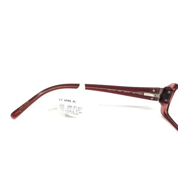 Salvatore Ferragamo Eyeglasses Frames 2613-B 462 Red Burgundy Cat Eye 52-15-135 - Picture 10 of 13